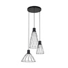 MODESTO BLACK LAMPA WISZACA 3 KOŁO