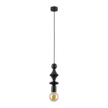 TOWER BLACK LAMPA WISZACA 1XE27