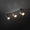 LIVIA GRAY LAMPA SUFITOWA 3