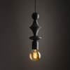 TOWER BLACK LAMPA WISZACA 1XE27
