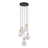 SOPHIA COGNAC WHITE LAMPA WISZACA 5XE14