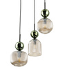 SOPHIA GREEN COGNAC LAMPA WISZĄCA 3XE14
