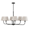 CHICAGO LINEN LAMPA SUFITOWA 6