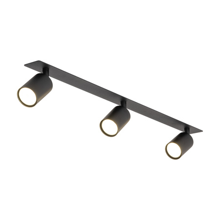 NEX BLACK 3XGU10 LAMPA SUFITOWA PODTYNKOWA
