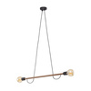 HELIX WOOD ORZECH LAMPA WISZACA 2