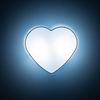 HEART BLUE LAMPA SUFITOWA 2