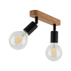 SIMPLY WOOD LAMPA SUFITOWA 2 BLACK