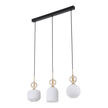 SOPHIA COGNAC WHITE LAMPA WISZĄCA 3XE14