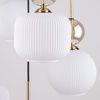 SOPHIA COGNAC WHITE LAMPA WISZACA 5XE14