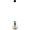 SOPHIA GREEN COGNAC LAMPA WISZĄCA 1XE14