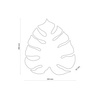 MONSTERA GOLD KINKIET 3  G_9