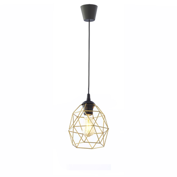 GALAXY BLACK/GOLD LAMPA WISZĄCA 1 MAŁA