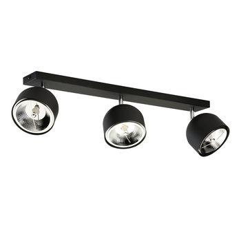 ALTEA BLACK LAMPA SUFITOWA 3+ŻARÓWKI