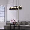 HILTON BLACK/GOLD LAMPA WISZĄCA 4
