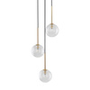 NILOS BLACK / GOLD LAMPA WISZACA 3
