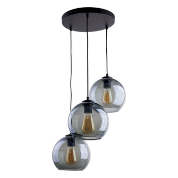 CUBUS GRAPHITE LAMPA WISZĄCA 3 PŁ KOŁO