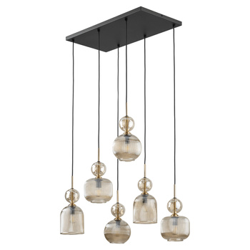SOPHIA COGNAC LAMPA WISZĄCA 6XE14
