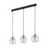 DEVI TRANSPARENT LAMPA WISZĄCA 3  LISTWA