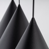 CONO BLACK LAMPA WISZĄCA L 3 LISTWA