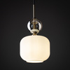 SOPHIA COGNAC WHITE LAMPA WISZACA 1XE14