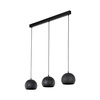 ZOE BLACK LAMPA WISZACA 3 S