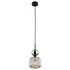 SOPHIA GREEN COGNAC LAMPA WISZĄCA 1XE14