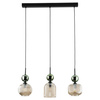 SOPHIA GREEN COGNAC LAMPA WISZĄCA 3XE14