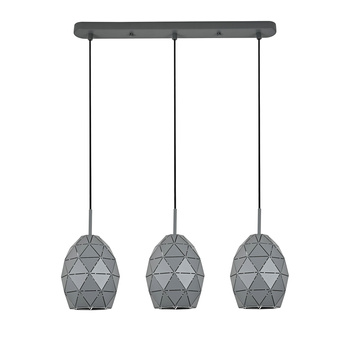 EGANA GRAPHITE LAMPA WISZĄCA 3XE27
