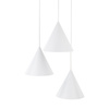 CONO WHITE LAMPA WISZĄCA 3 KOŁO