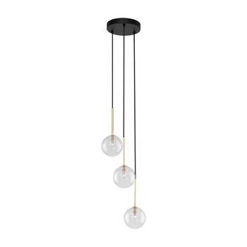 NILOS BLACK / GOLD LAMPA WISZACA 3