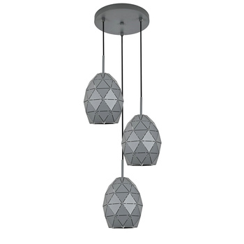 EGANA GRAPHITE LAMPA WISZĄCA 3XE27